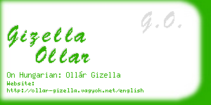gizella ollar business card