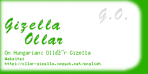 gizella ollar business card